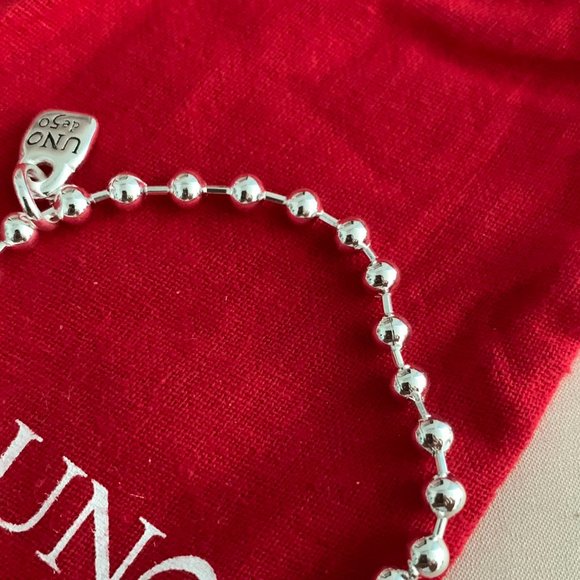 UNO de 50 EMOTIONS BRACELET Silver balls lucky charm - Picture 3 of 6